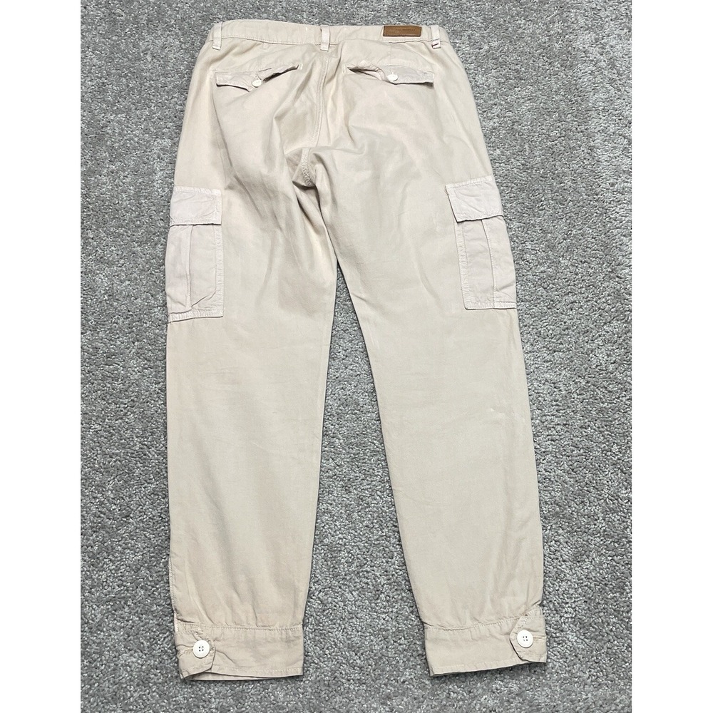 Etienne Marcel Pants Cargo Beige 28X27 Trousers EM31025 Straight‎ USA made EUC - Picture 8 of 13